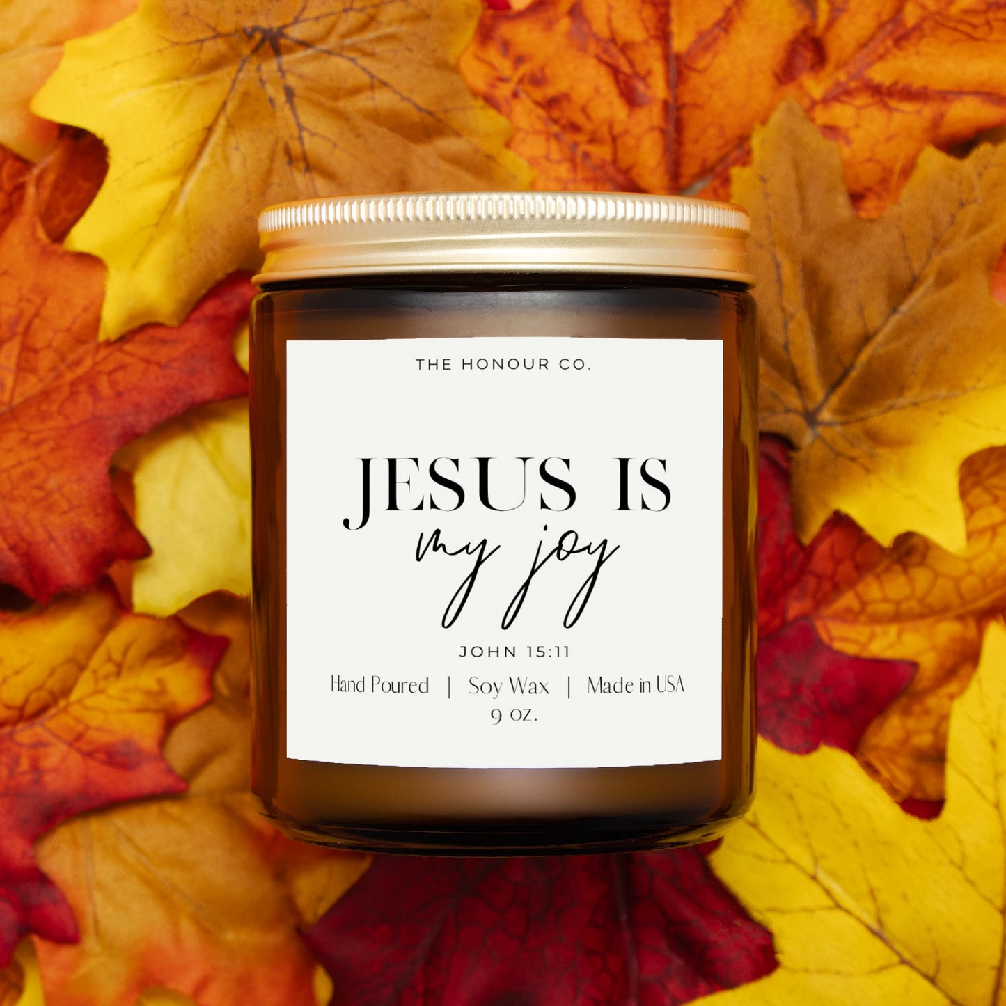 Jesus is My Joy candle