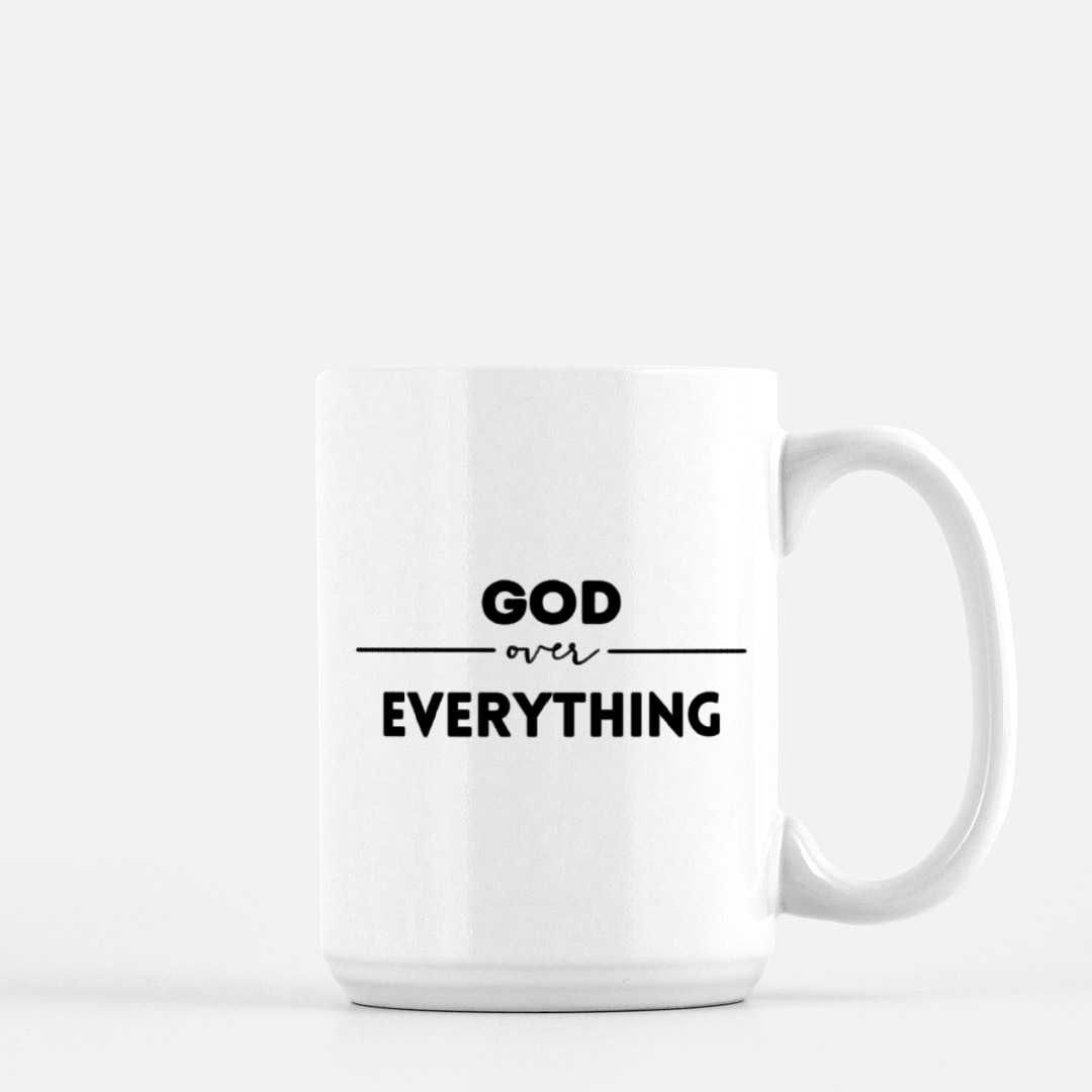 God over Everything Mug Deluxe 15oz.